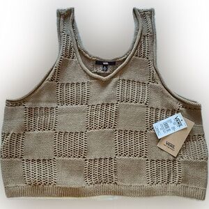 VANS Women's Cataluna Knit Tank Top NWT